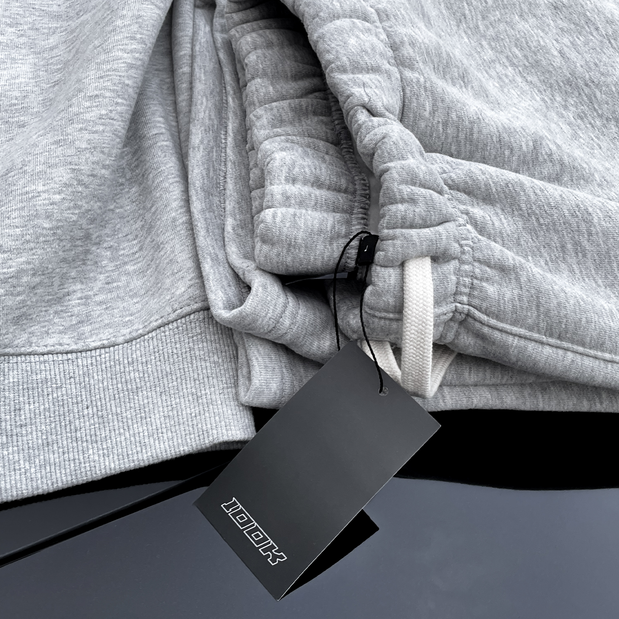 Grey Melange Pants
