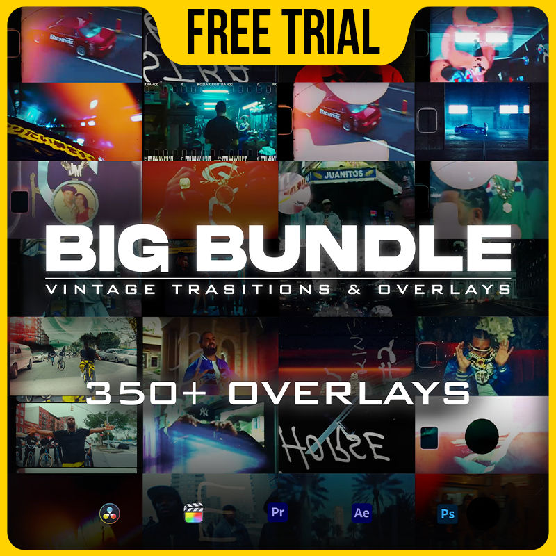 BIG BUNDLE VINTAGE OVERLAYS (Free Trial)