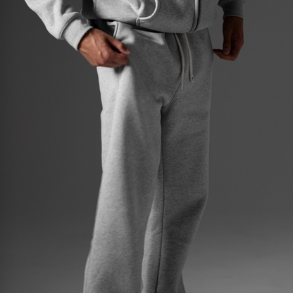 Grey Melange Pants