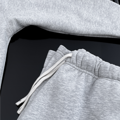 Grey Melange Pants