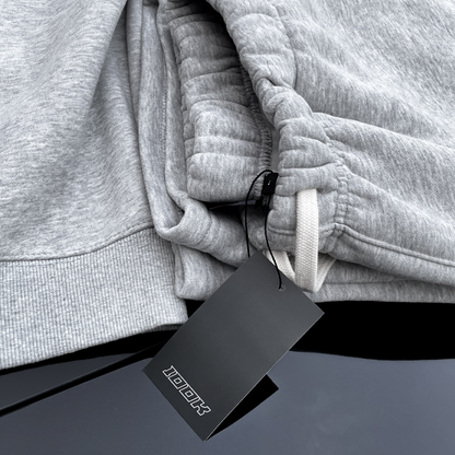 Grey Melange Pants